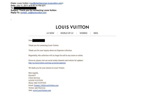 louis vuitton confirmation email|Louis Vuitton email address.